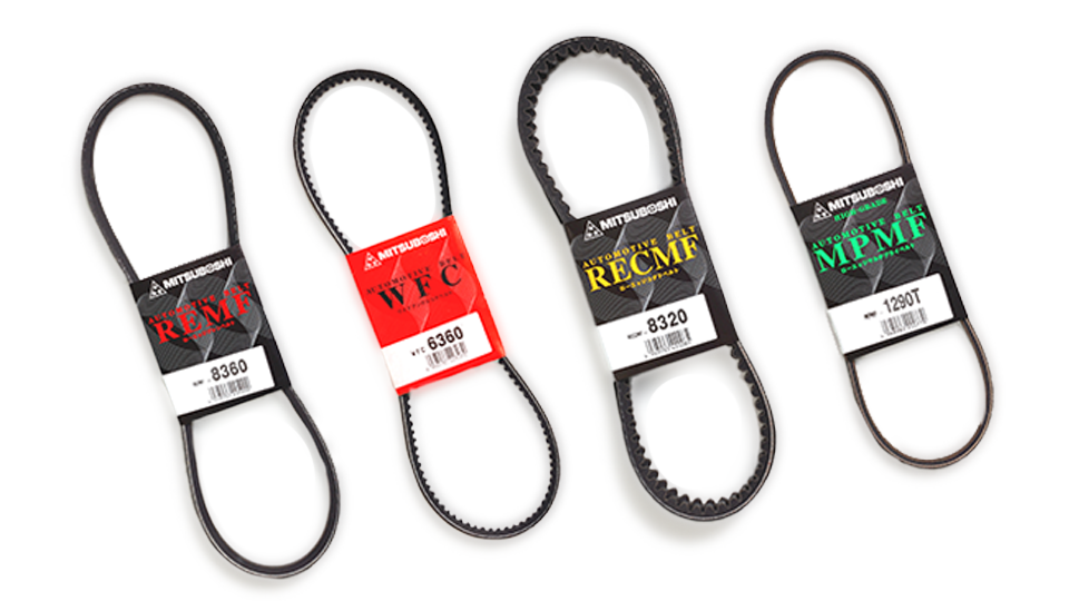 สายพานร่องวีแบบเปลือยข้าง (Raw Edge V-belts)