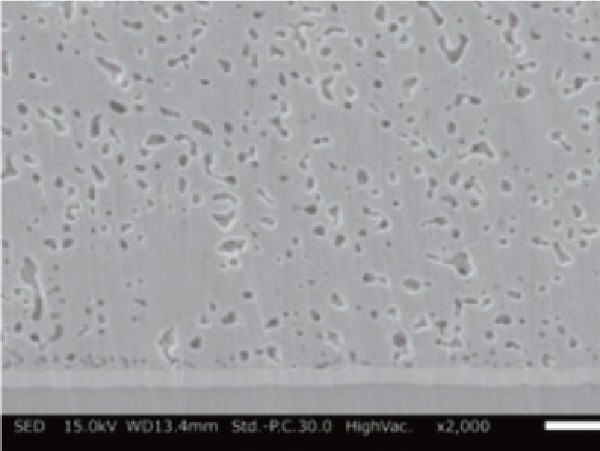การยึดติดแบบไม่ใช้แรงกด (Non-Pressure Bonding): ภาพตัดขวาง