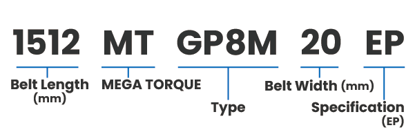GP8M (ระยะห่างฟัน: 8 มม.)