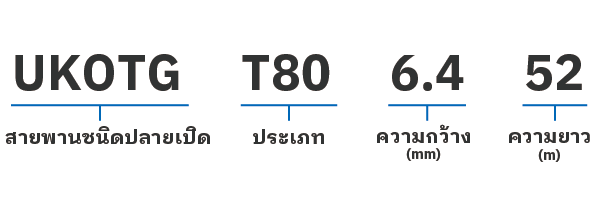สายพานไทม์มิ่ง U แบบปลายเปิด