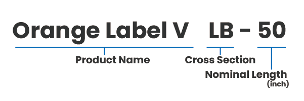 สายพานร่องวีมาร์คสีส้ม(Orange Label V-belts) 