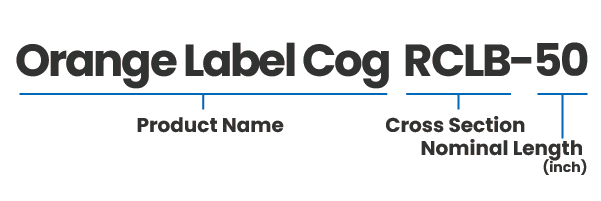 สายพานร่องฟันมาร์คสีส้ม(Orange Label Cogged V-belts)